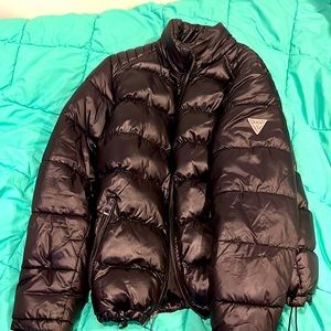 Size small black Guess jacket.